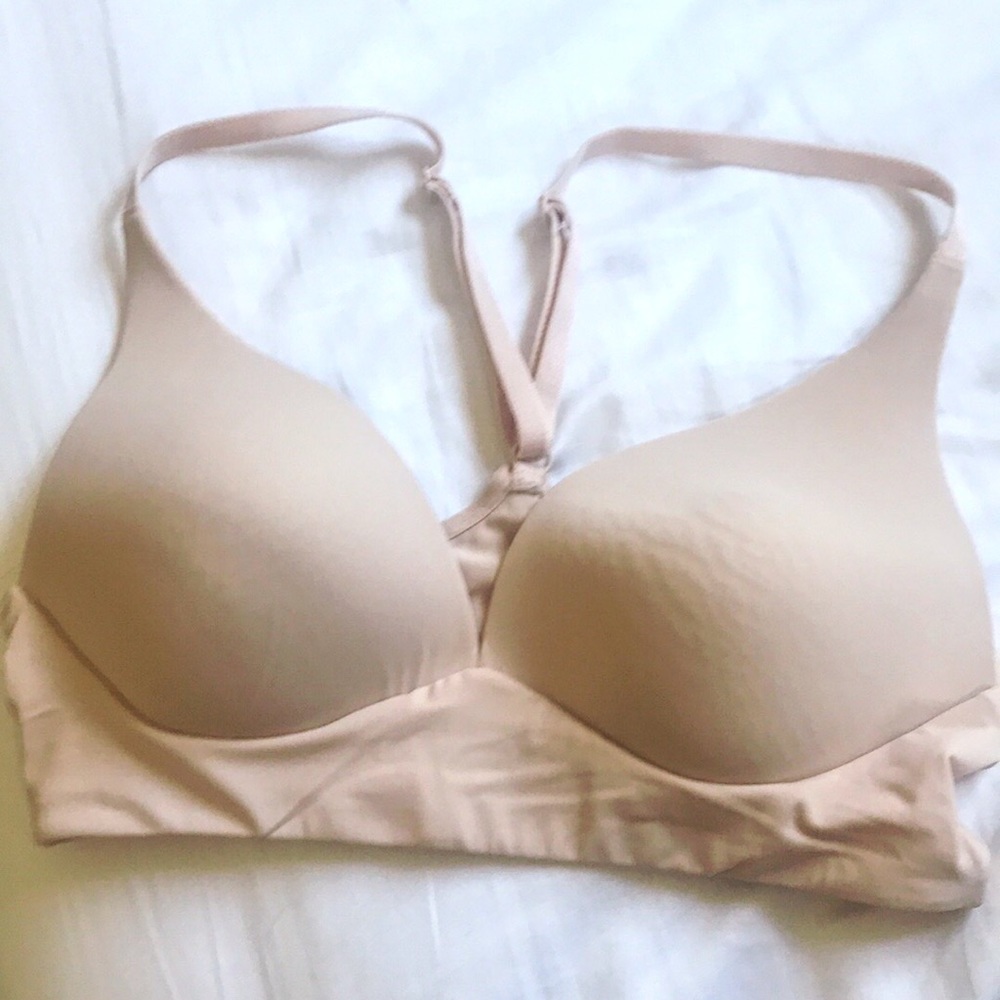 Wirefree lounge, plunge bra